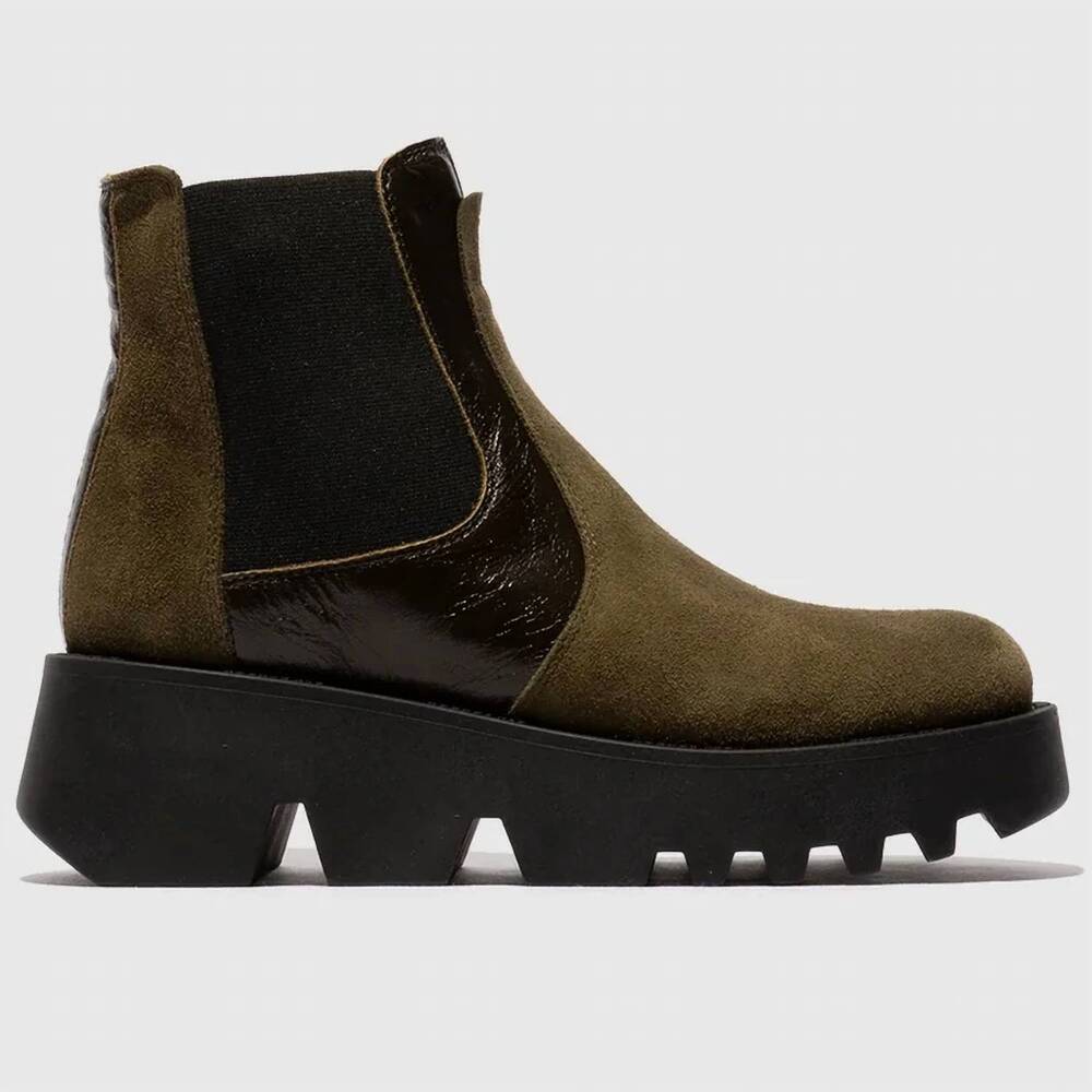 NEW FLY LONDON women's zinp 314 chelsea ankle boots in aspen